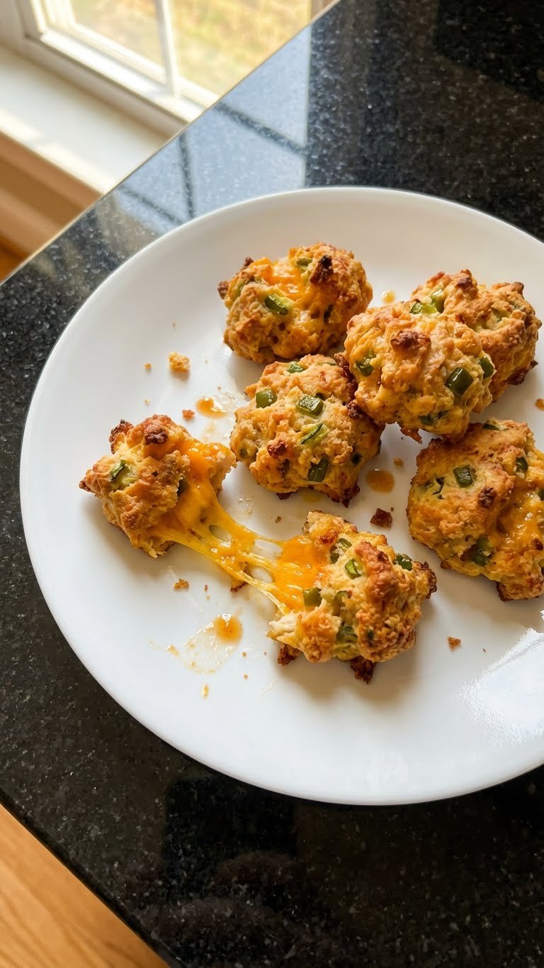 Käsige Jalapeño Flügel Bissen