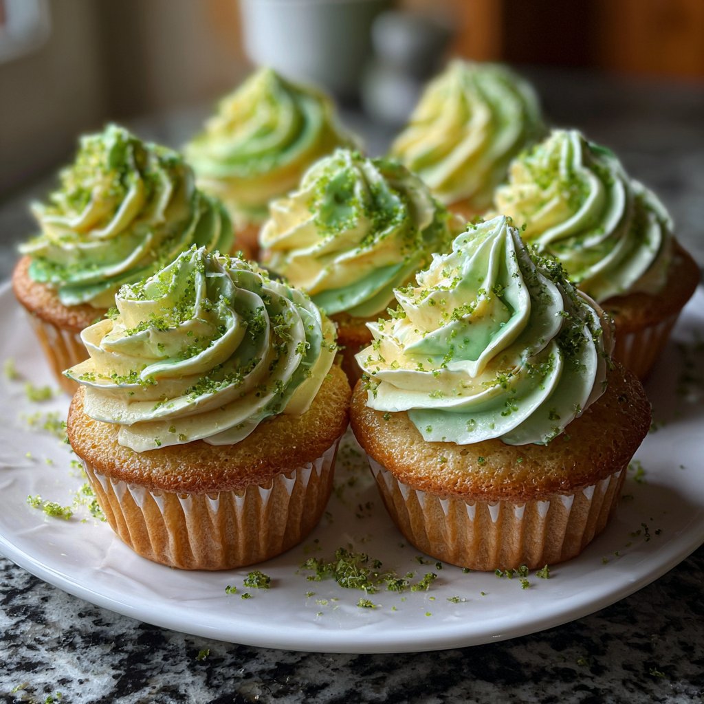 Leprechaun Lime Cupcakes
