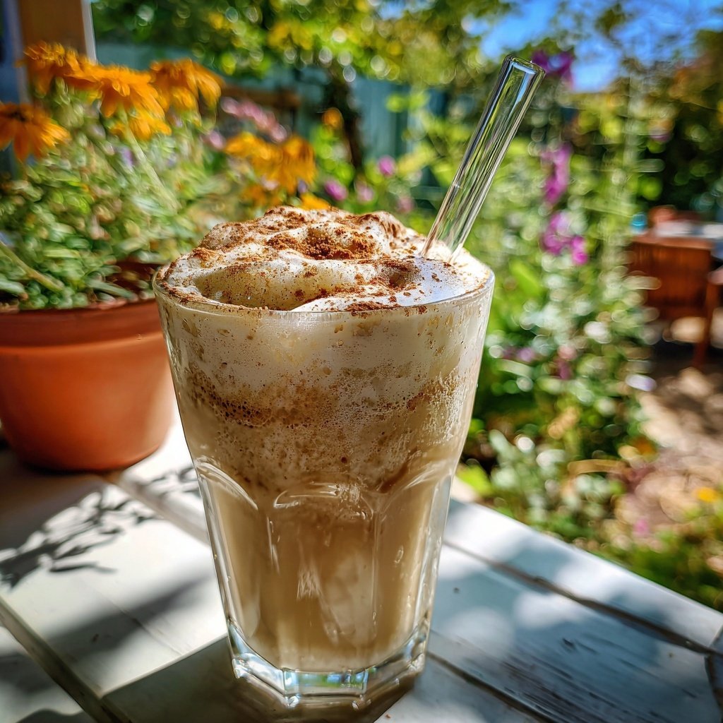 Vanille-Frappuccino mit Mandelmilch