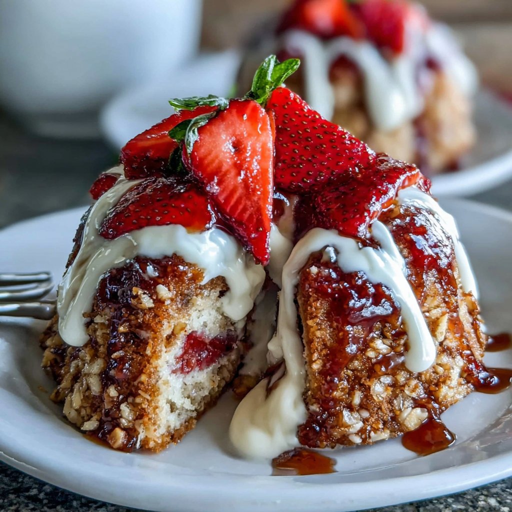 Fruchtige Erdbeer-Küchlein Kreation