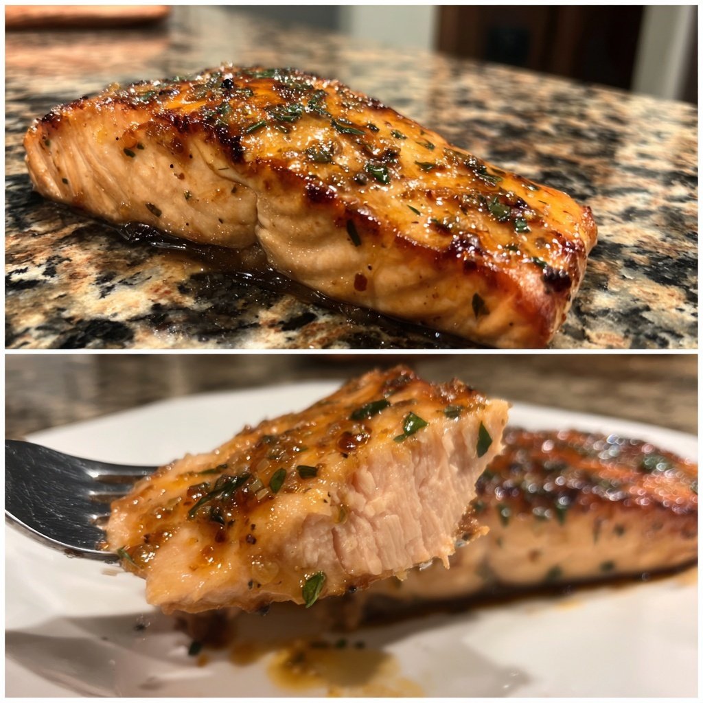 Yuzu Miso glasierter Lachs Filet