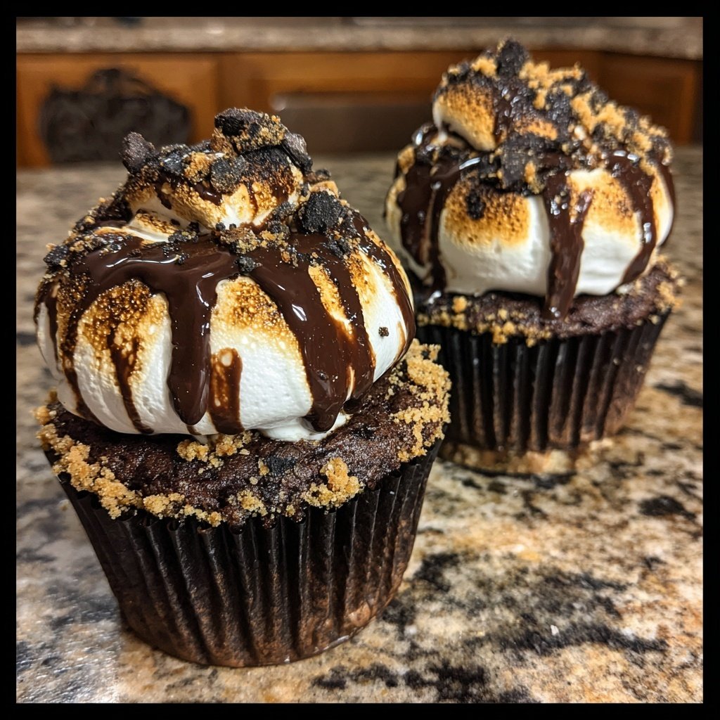S’mores Schoko Cupcake Extravaganz