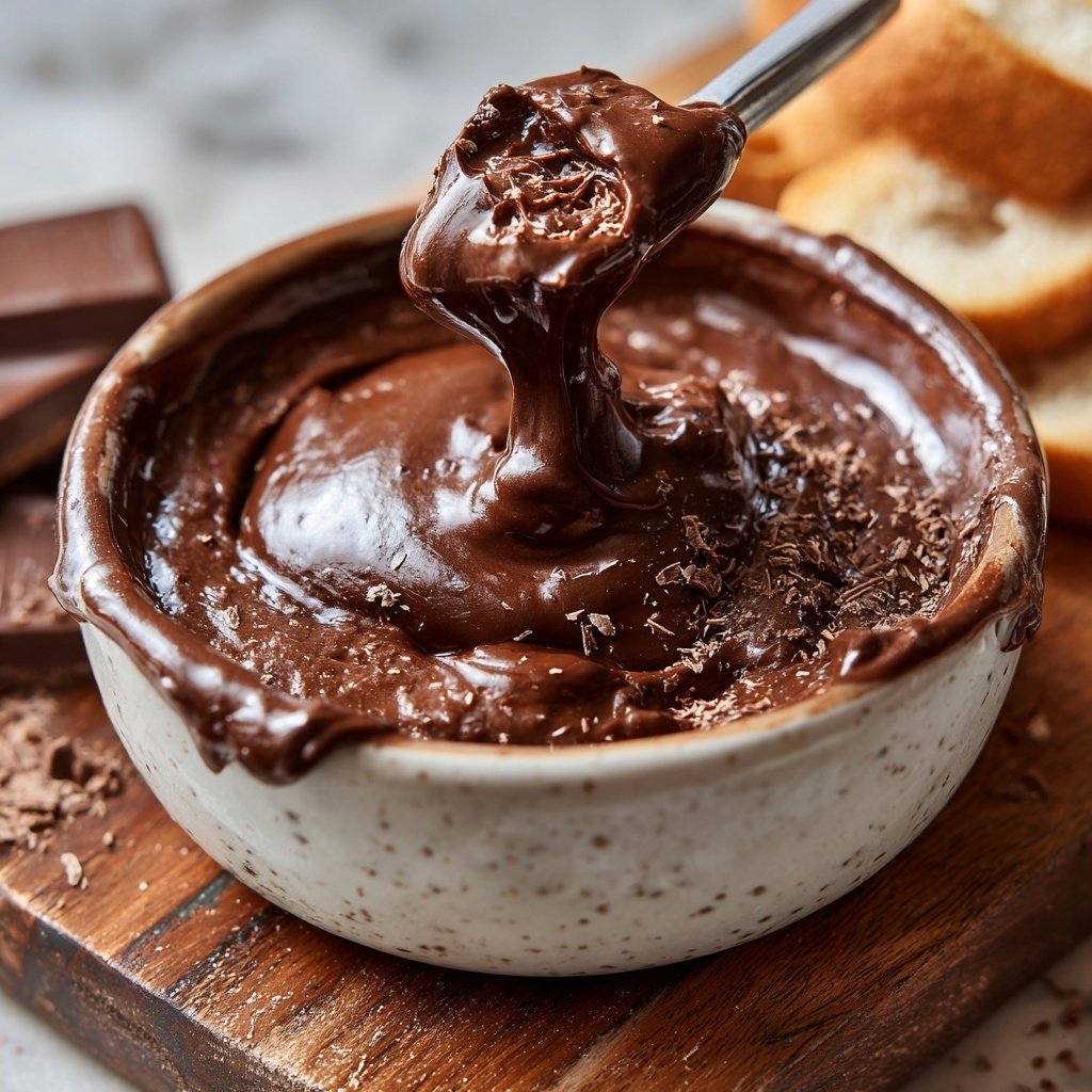 Schoko Kokos Traum Fondue Dip