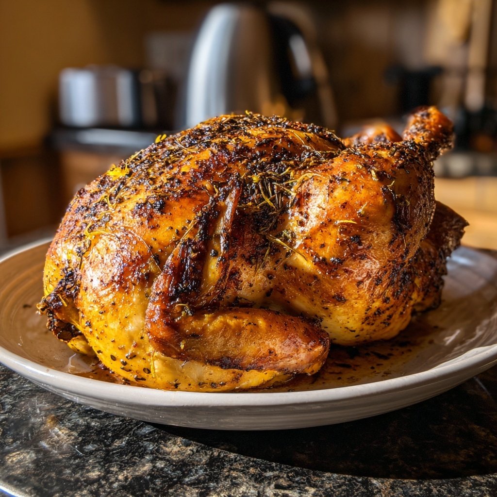 Zitronen Pfeffer Hähnchenkeulen