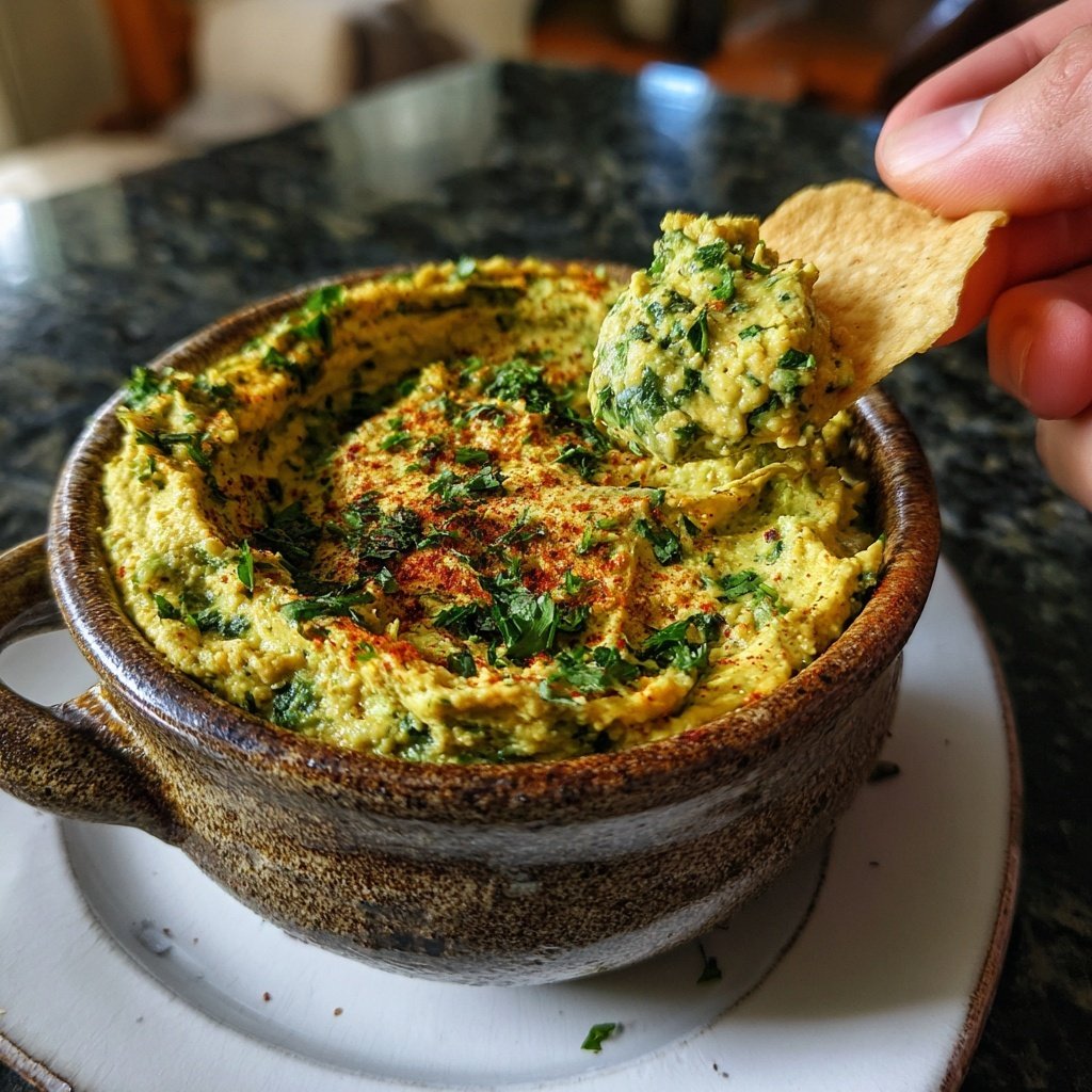 Fünf Minuten Bohnen Dip