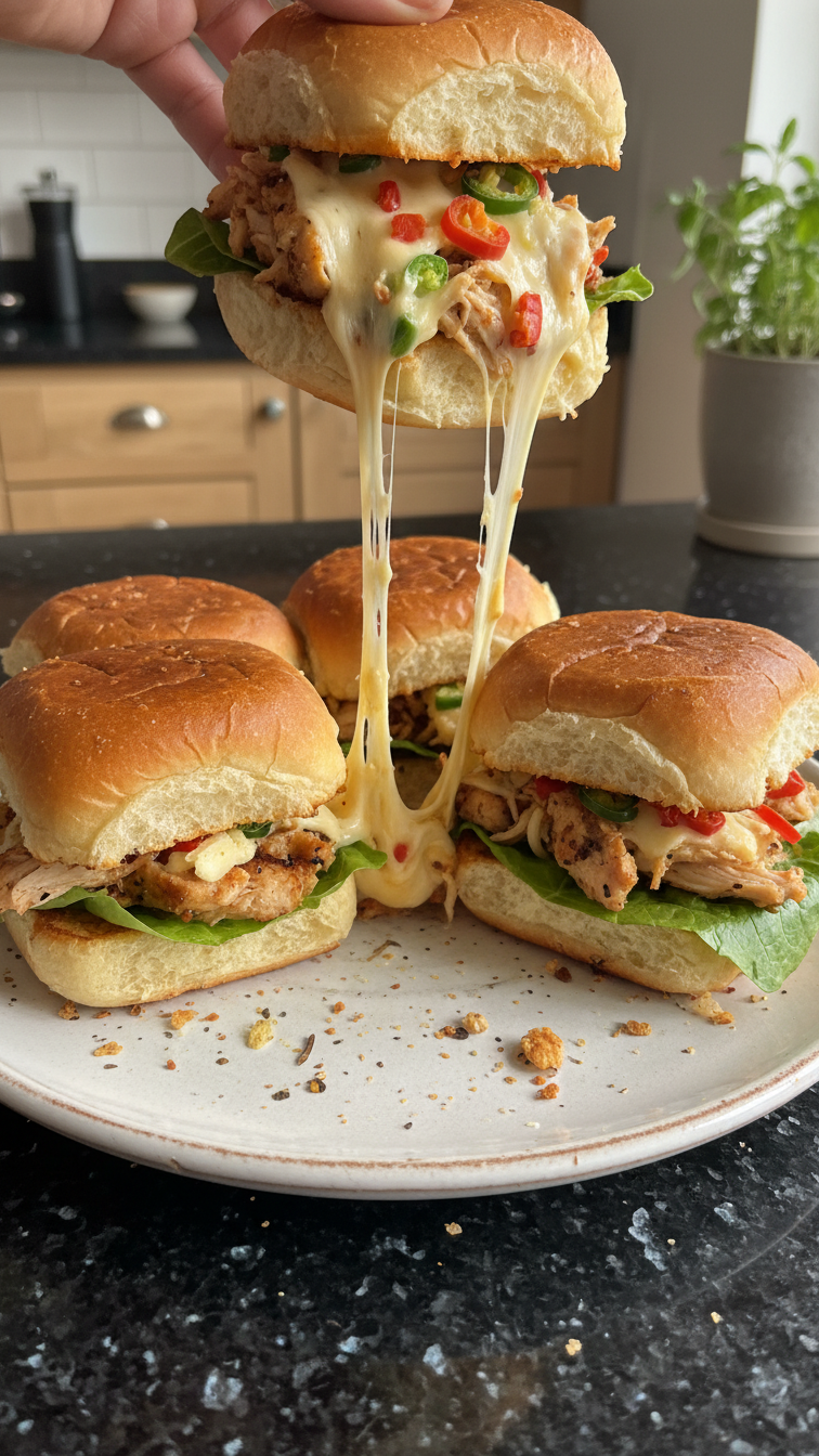 Pepper Jack Hähnchen Slider
