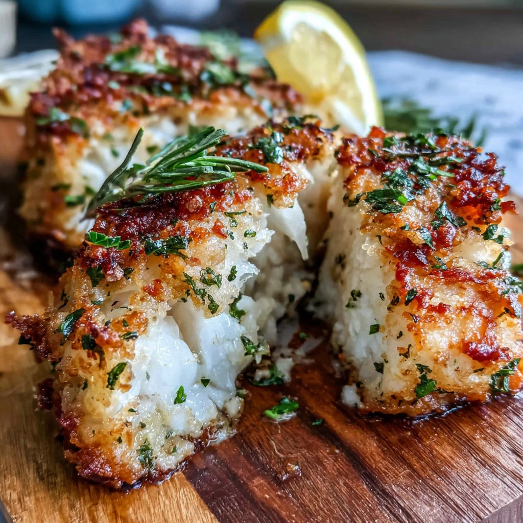 Kabeljau aus dem Ofen