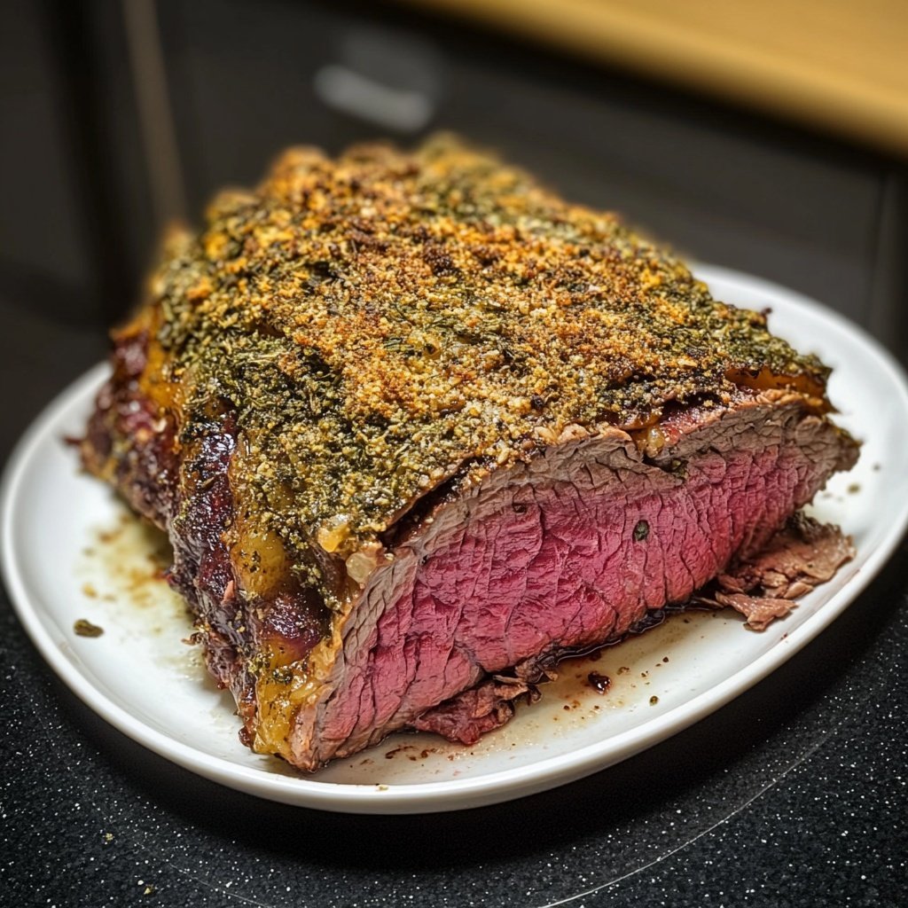 Deftiger Hausmannskost-Rinderbraten mit Rotkohl