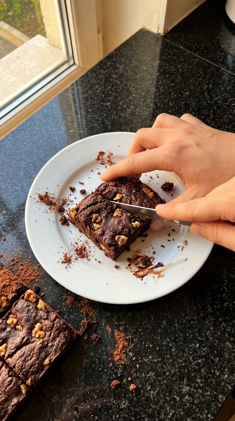 Vegane Sauerteig Brownie Köstlichkeiten​