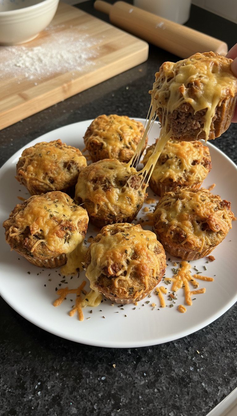 Käse Hackfleisch Muffins